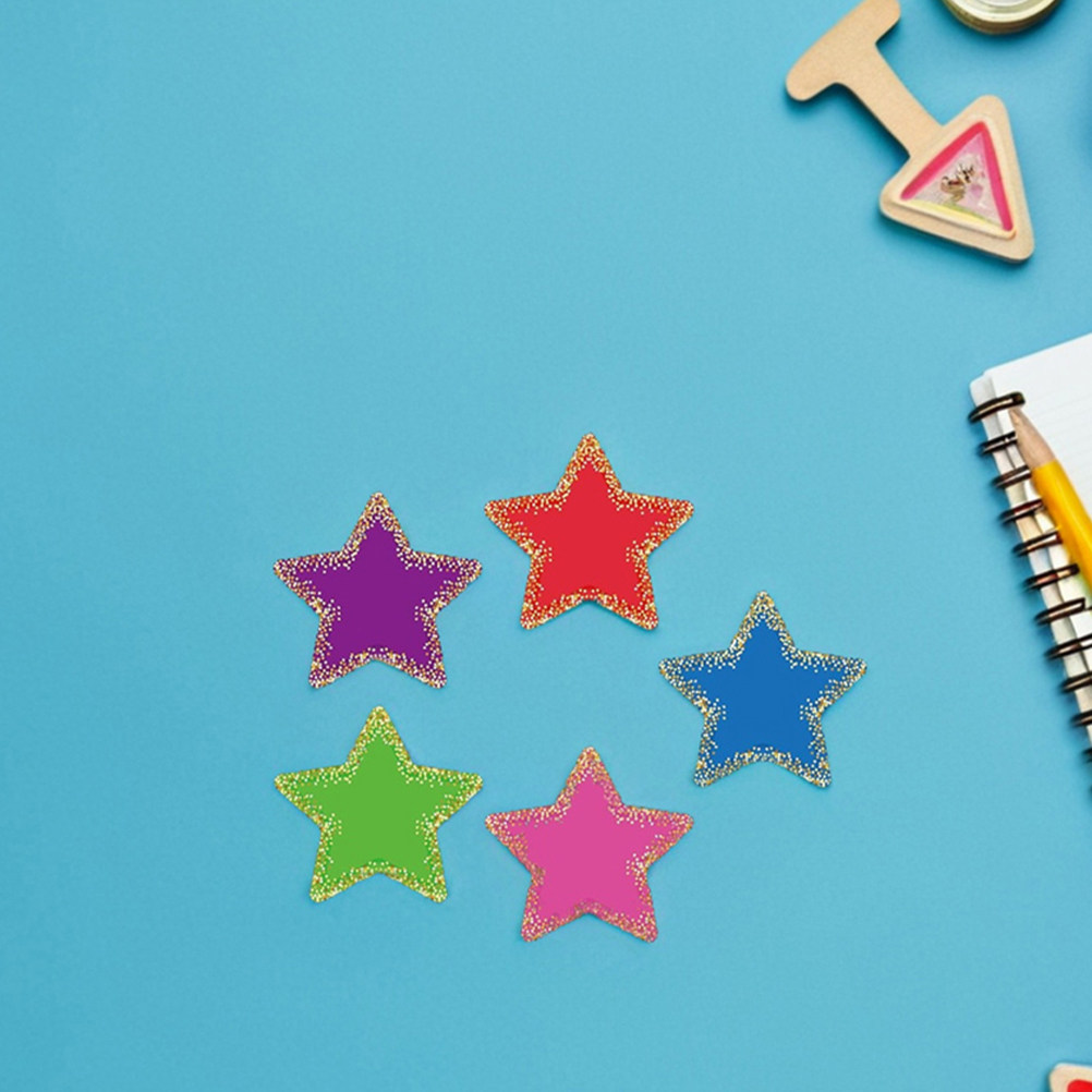1 set kleurrijke sterrenpapier - Papercraft Supply Confetti recensie en prijs
