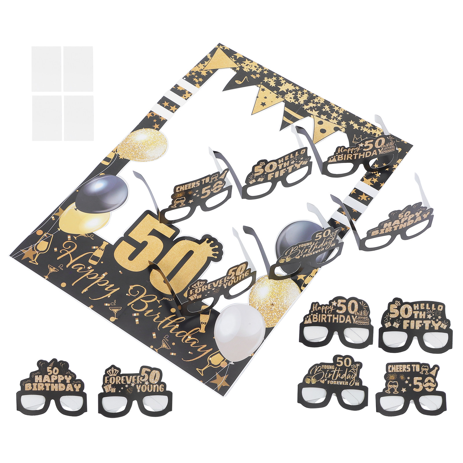 1Set Leuke Feestelijke 50e Ver - Photo Booth Frame recensie en prijs