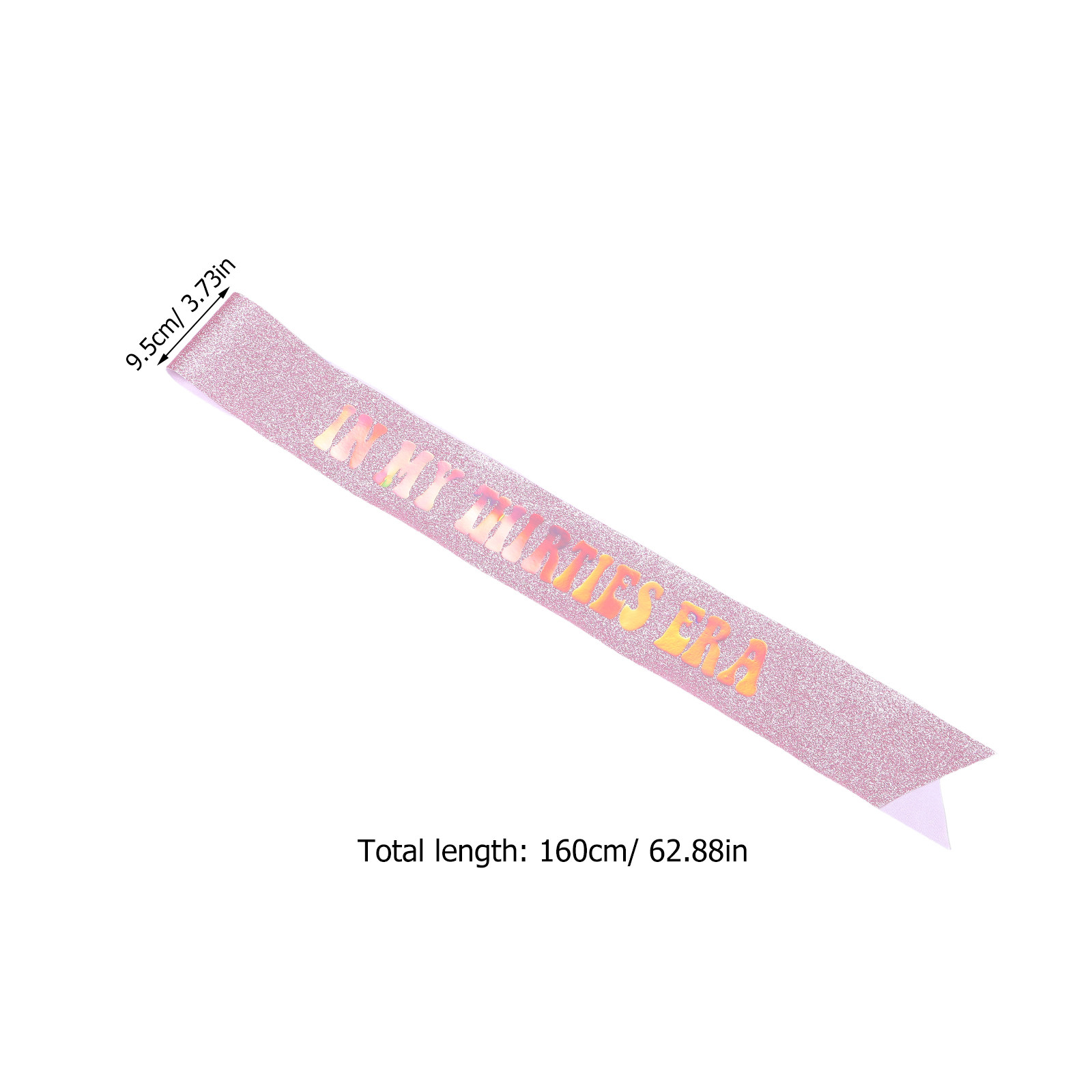 Iridescent Glitter Verjaardags - Birthday Sash Glitter recensie en prijs