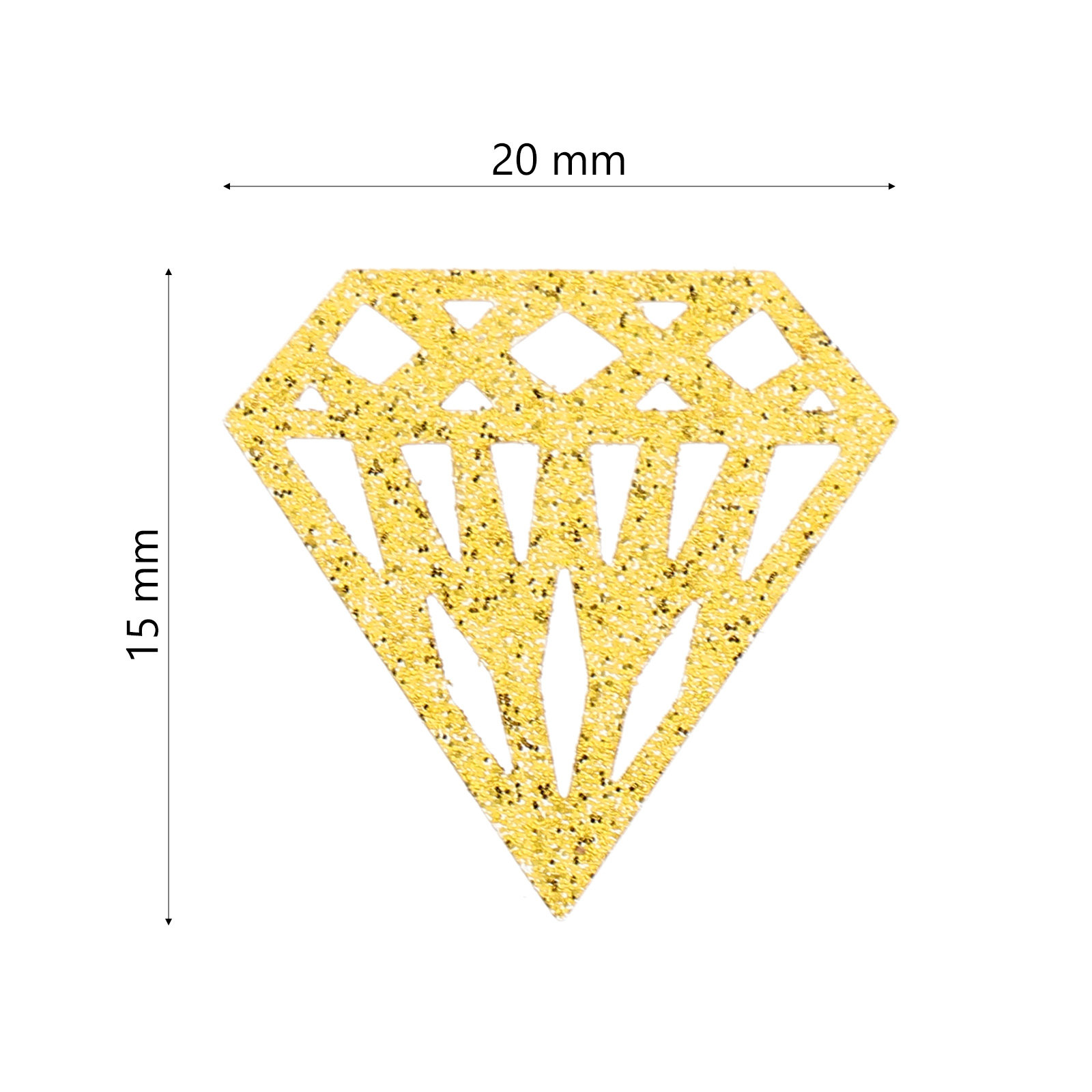 300 stuks elegante holle diama - Papercraft Supply Confetti recensie en prijs